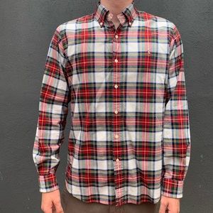 Ralph Lauren Men’s M red plaid button down